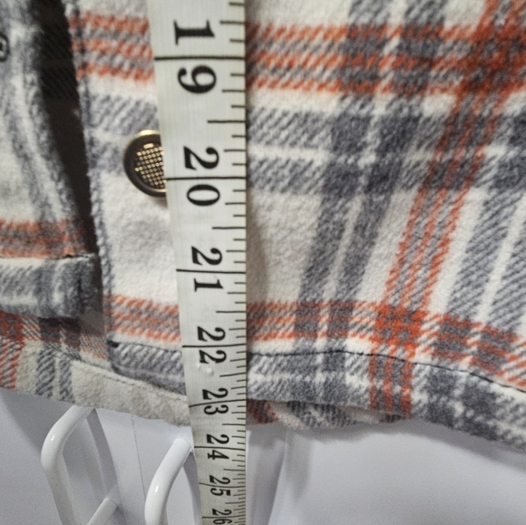 NYC black denim jacket with flannel bottom size 14/16 girls. - Picture 3 of 9